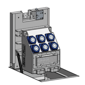 Illustration de la borne escamotable de distribution d'énergie Escaflux 67.1