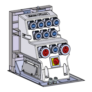 Illustration de la borne escamotable de distribution d'énergie Escaflux 69.0